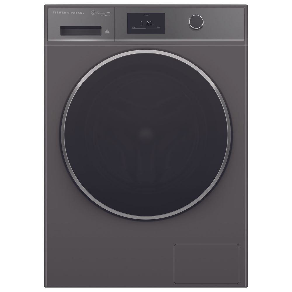 Fisher & Paykel Series 11 11kg Front Load Washing Machine with ActiveIntelligence and Steam Care Graphite WH1160HG1