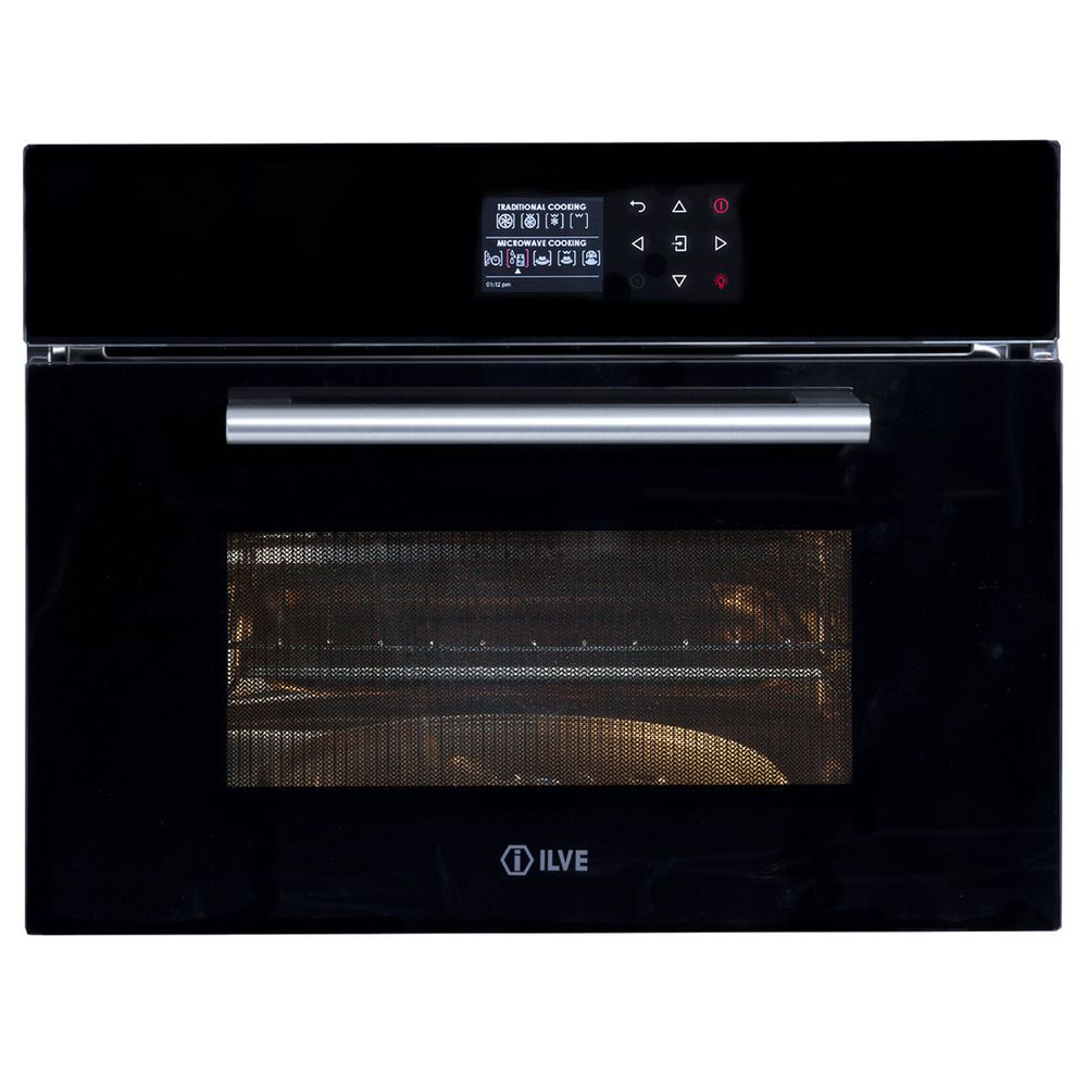 ILVE 60CM COMPACT BUILT-IN COMBI-MICROWAVE OVEN ILCM45BV+