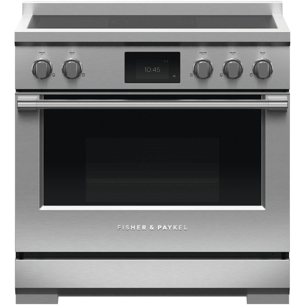 Fisher & Paykel Series 9 91cm Professional Freestanding Induction Pyrolytic Cooker Stainless Steel RIV3-915