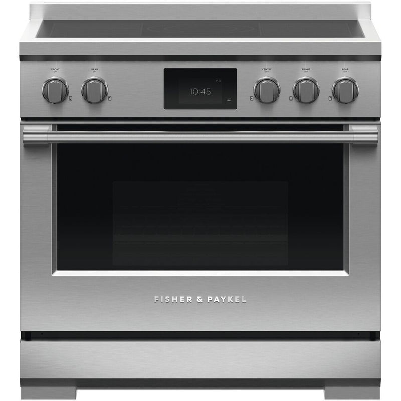 Fisher & Paykel Series 9 91cm Professional Freestanding Induction Pyrolytic Cooker Stainless Steel RIV3-915