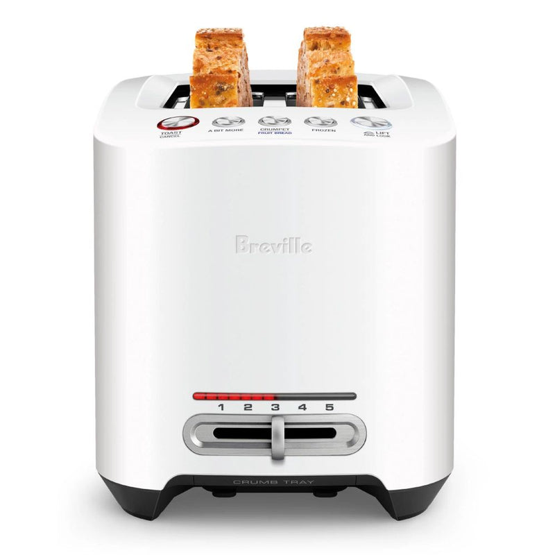 Breville 4 Slice Long Slot the Smart Toaster – Sea Salt BTA830SST4IAN1