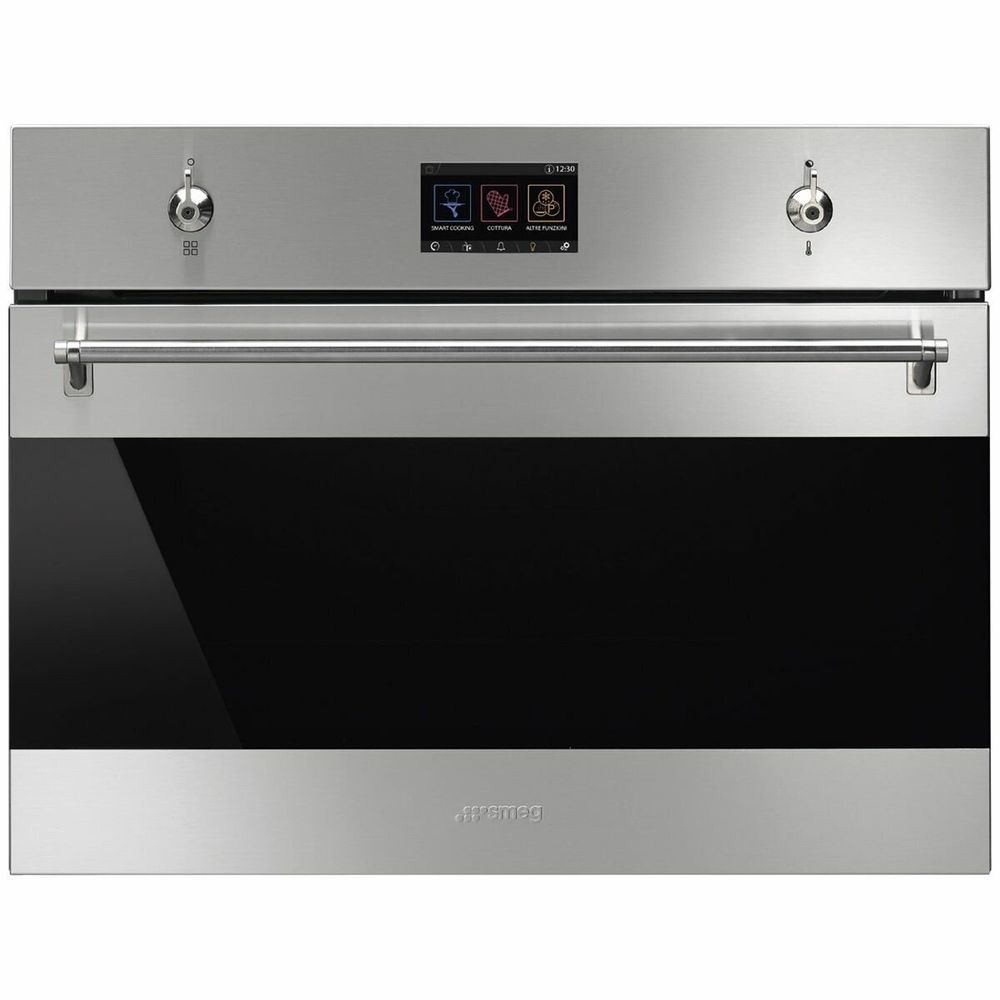 Smeg 45cm Classic Compact Combi Steam Built-In Oven SFA4303VCPX-