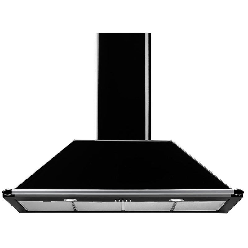Smeg 110cm Victoria Aesthetic Black Canopy Rangehood KT110BLA