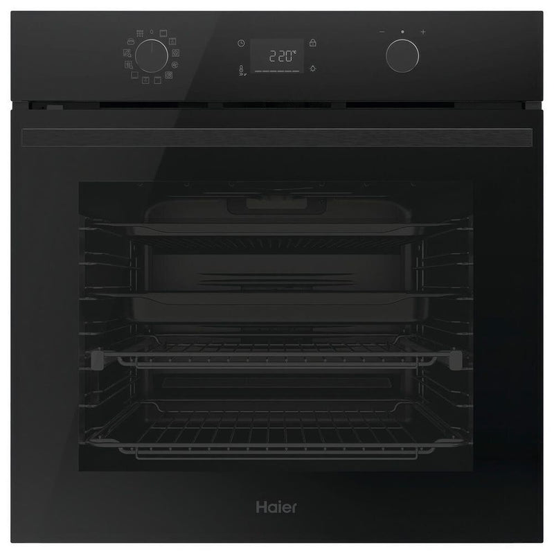 Haier 60cm Black 500 Series Pyrolytic Oven with Air Fry HWO60S12EPB5