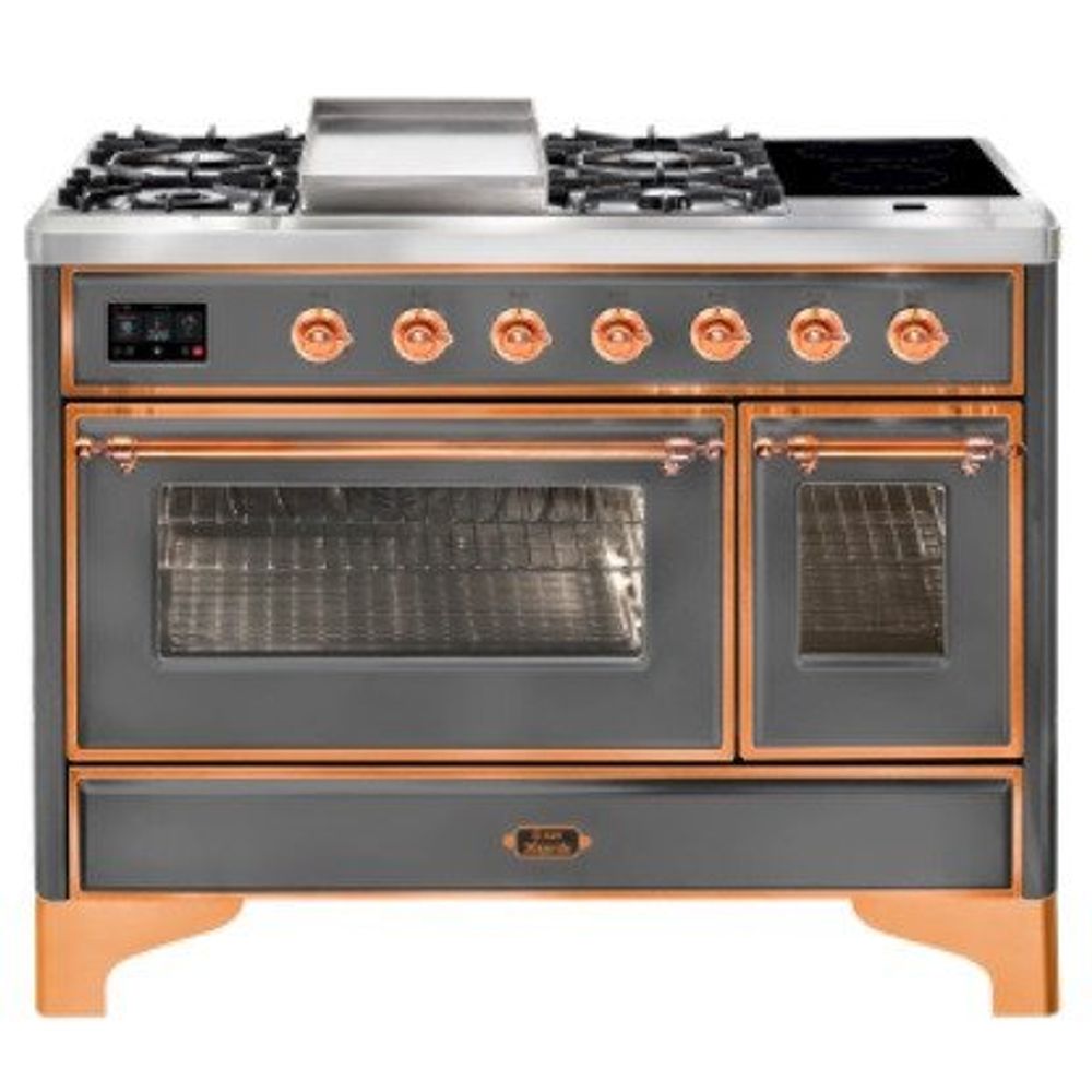 ILVE Majestic 120cm Freestanding Dual Fuel Oven/Stove With Cast Iron Plate M12SDNE3MGP