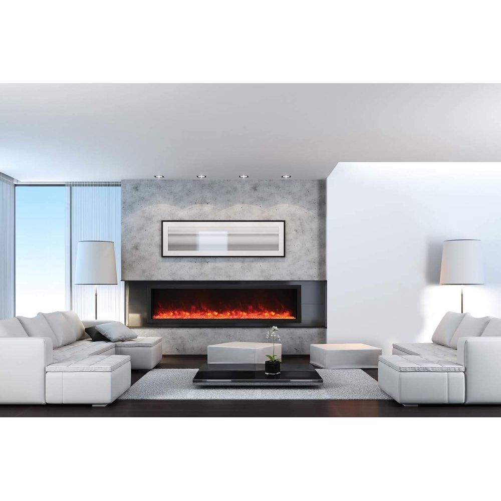 Amantii Indoor/Outdoor Built-in Electric Fireplace BI-88-DEEP-XT