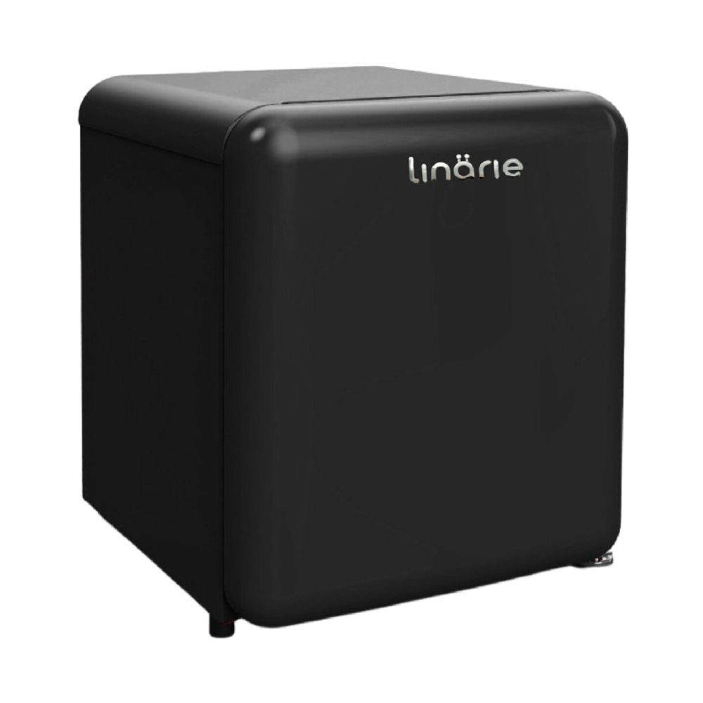 Linarie 48L Chatel Black Retro Mini Fridge LK48MBBLACK