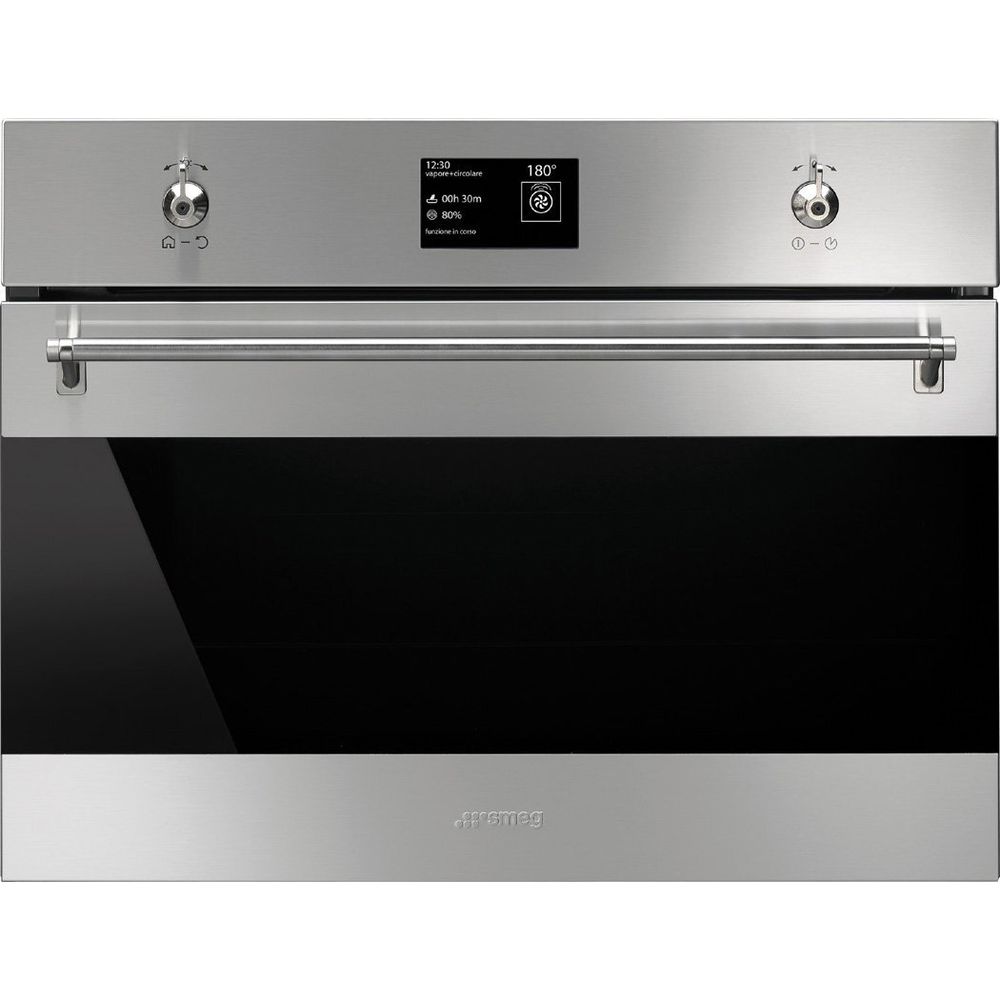 SMEG 45CM CLASSIC AESTHETIC BUILT-IN COMBI-STEAM OVEN SFA4395VCX