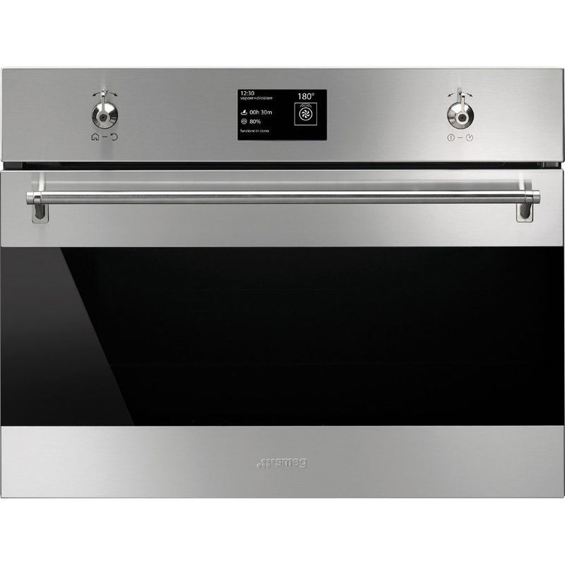SMEG 45CM CLASSIC AESTHETIC BUILT-IN COMBI-STEAM OVEN SFA4395VCX