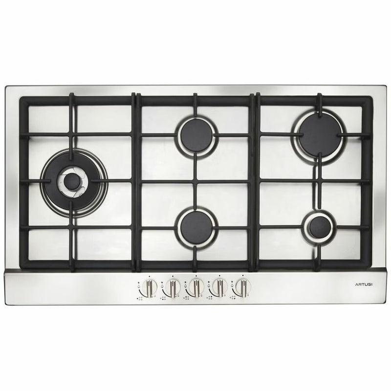 Artusi 90cm Maximus Series Stainless Steel Gas Cooktop AGH91XFFD