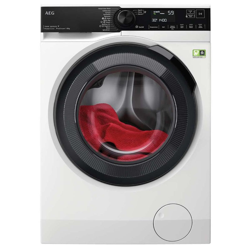 AEG 8kg 7000 Series Front Load Washer – White LF7384O4C