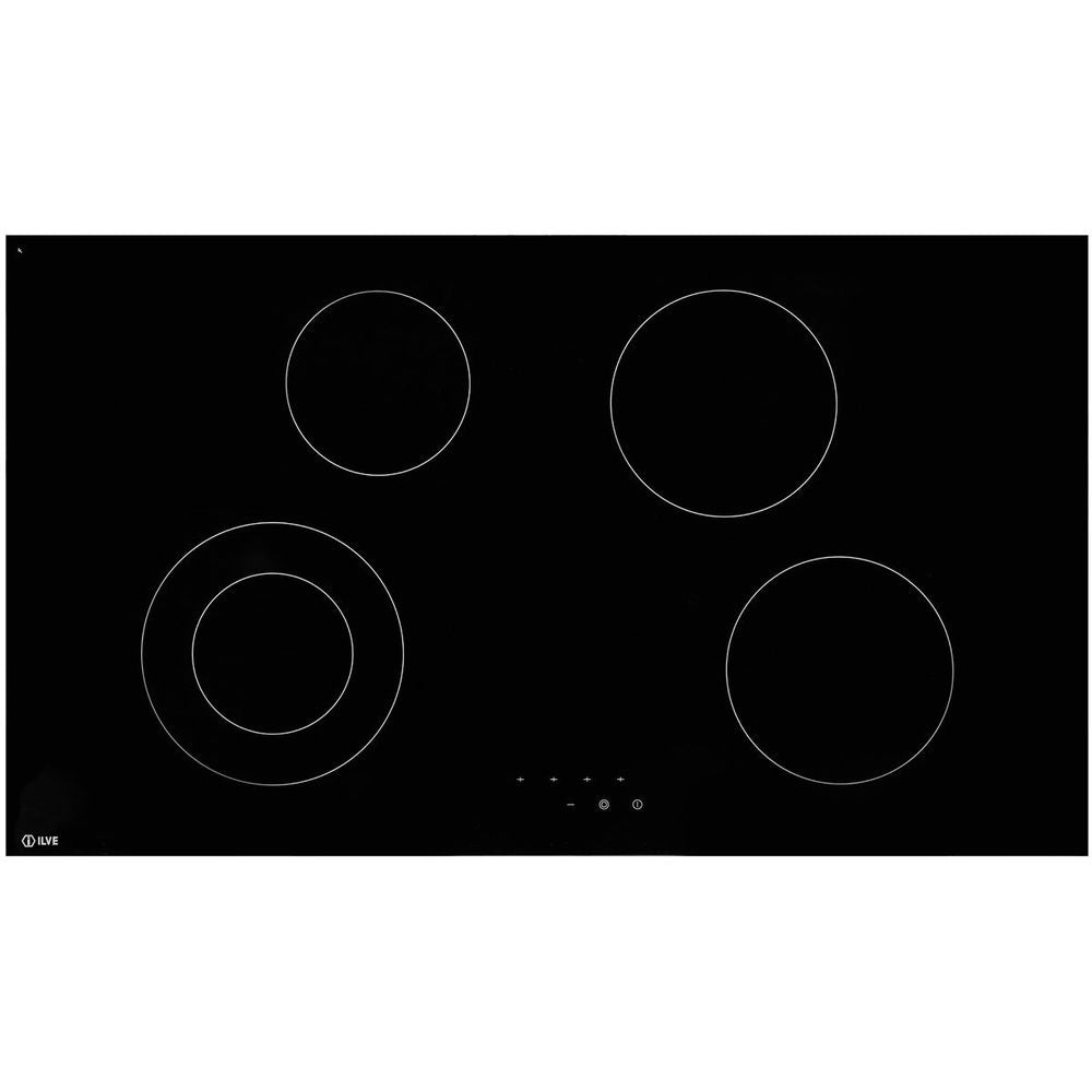 Ilve 90cm Ceramic Electric Cooktop ILCC96B