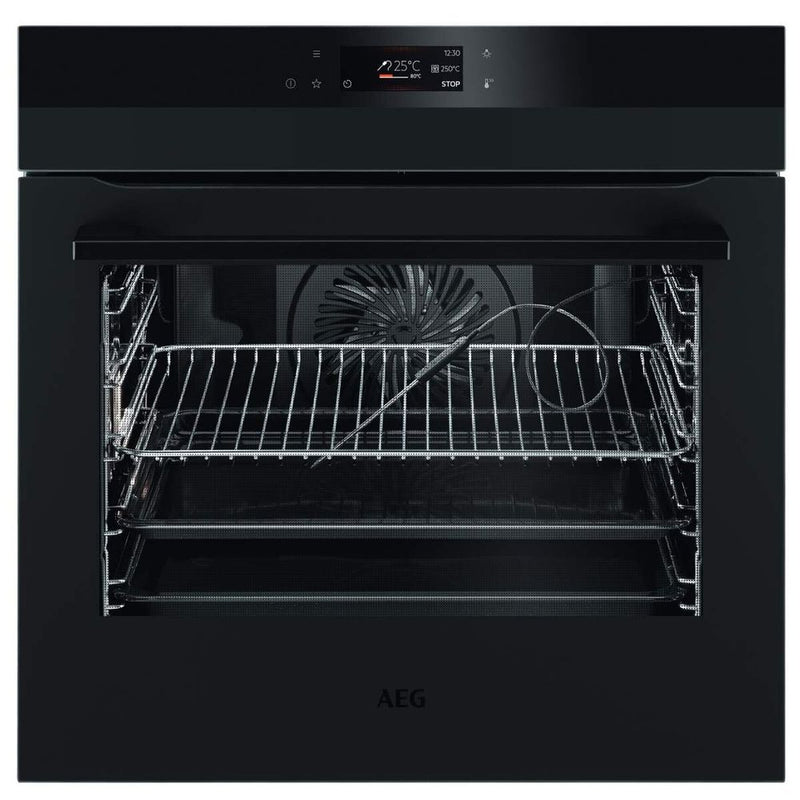 AEG 60cm SenseCook Pyroluxe Oven – Matte Black BPK74278PT