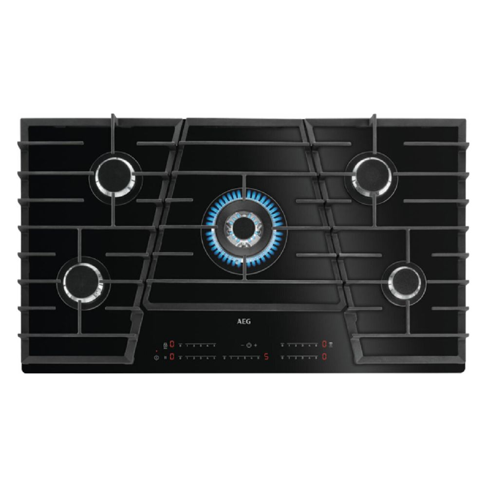 AEG 90CM NATURAL GAS COOKTOP HVB95450IB