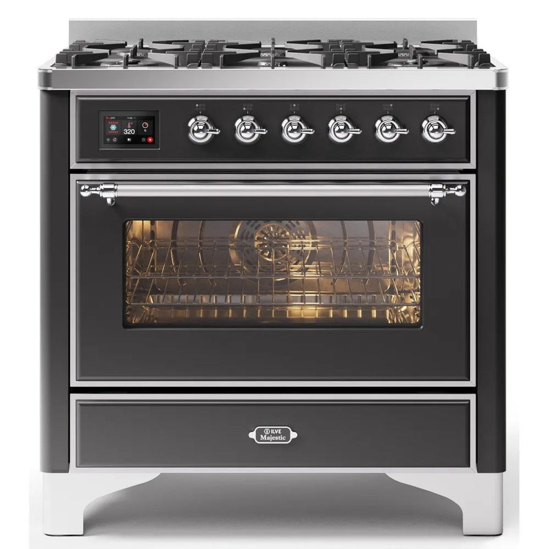 ILVE Majestic 90cm Freestanding Dual Fuel Oven M096DNE3MGC