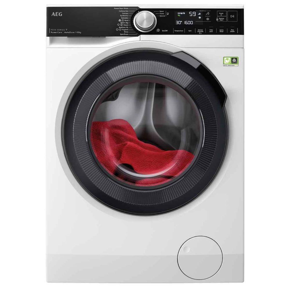 AEG 10kg 9000 Series Front Load Washer with AutoDose – White LF9516O8Q