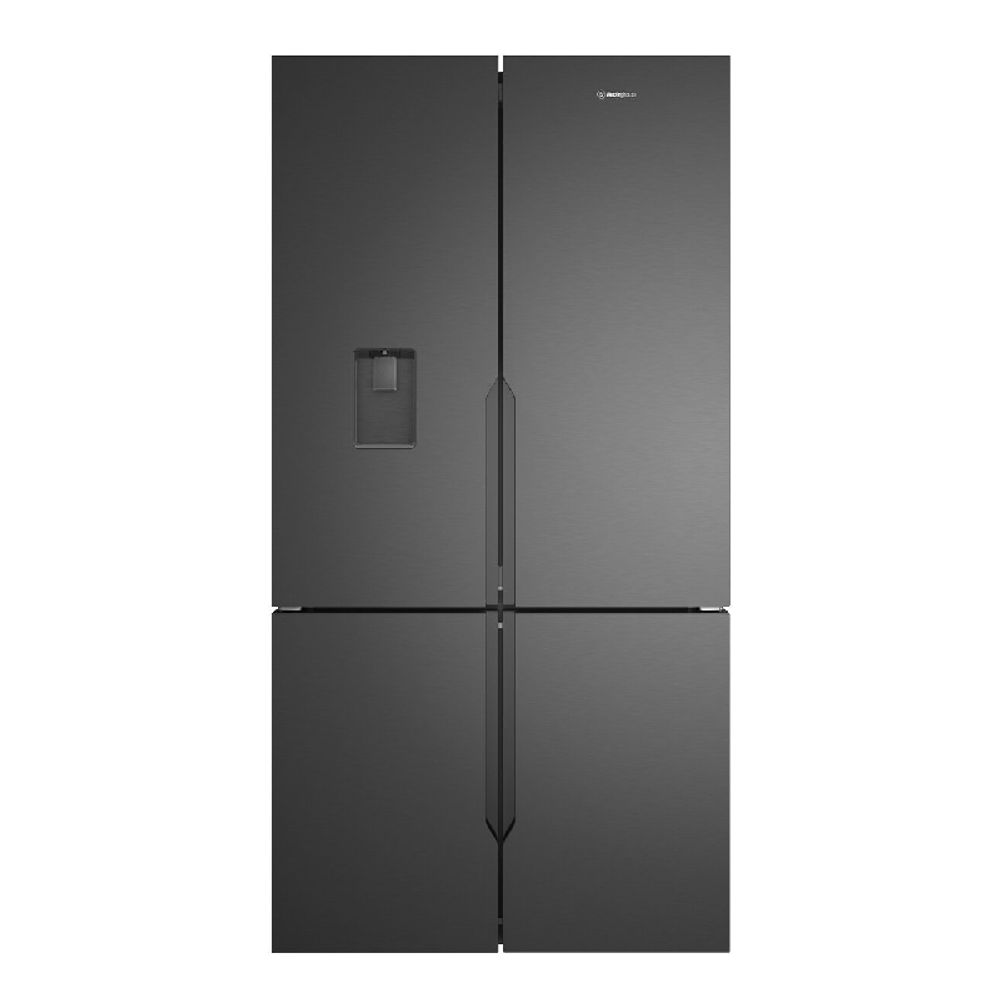 Westinghouse 564L Plumbed French Quad Door Refrigerator Matte Black WQE5650BA