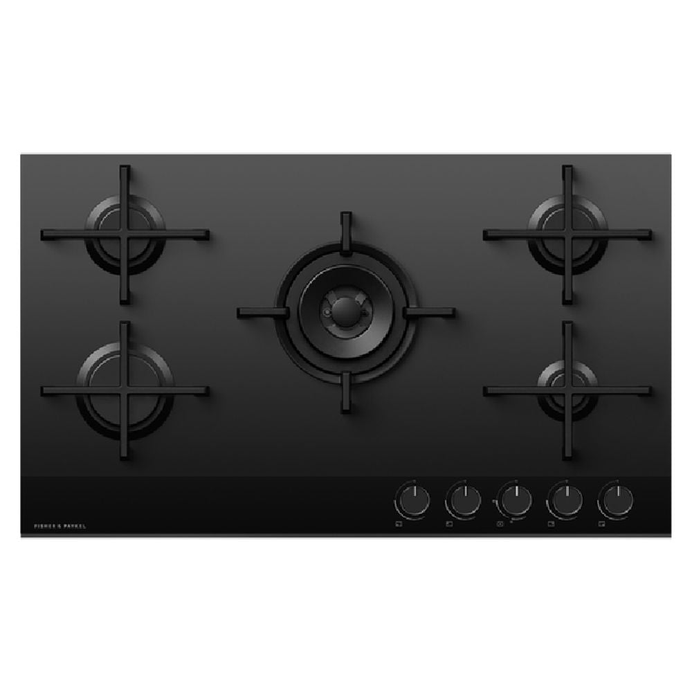 Fisher & Paykel Gas on Glass Cooktop, 90cm, LPG CG905DLPGB4