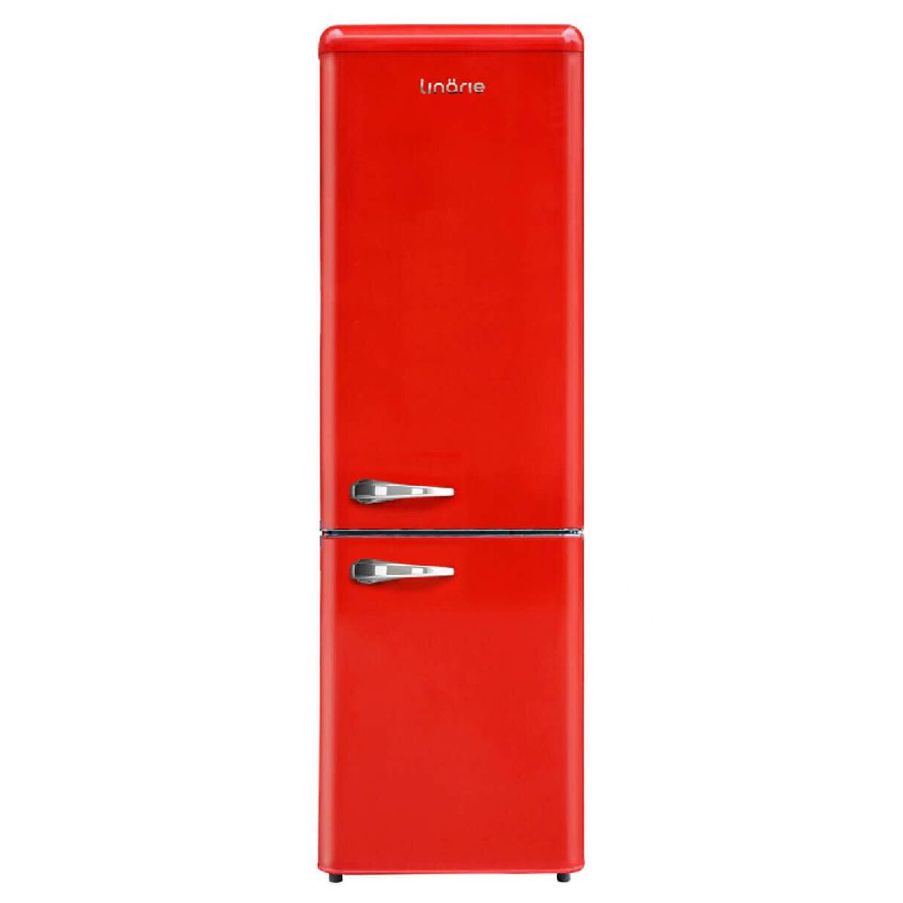 Linarie Annecy 242L Retro Bottom Mount Fridge Red LKCO250RED