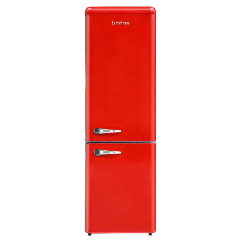 Linarie Annecy 242L Retro Bottom Mount Fridge Red LKCO250RED