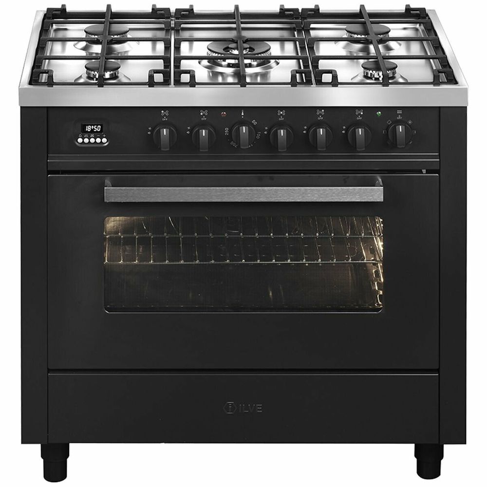 Ilve 90cm Dual Fuel Freestanding Oven V09CWMPMG