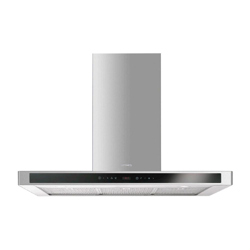 Smeg 90cm Linea Aesthetic Canopy Rangehood SHWL900B