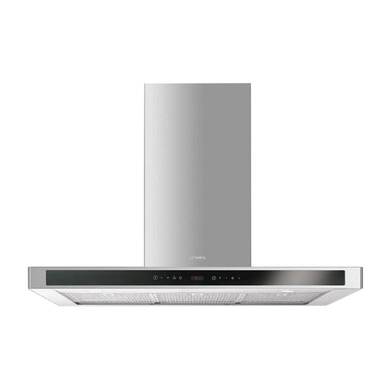 Smeg 90cm Linea Aesthetic Canopy Rangehood SHWL900B