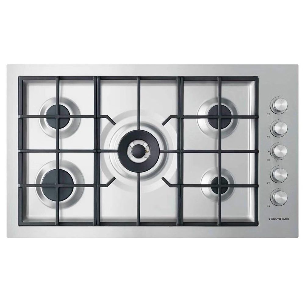 Fisher & Paykel Series 9 90cm Natural Gas Flush Fit Cooktop Stainless Steel CG905DWNGFCX3