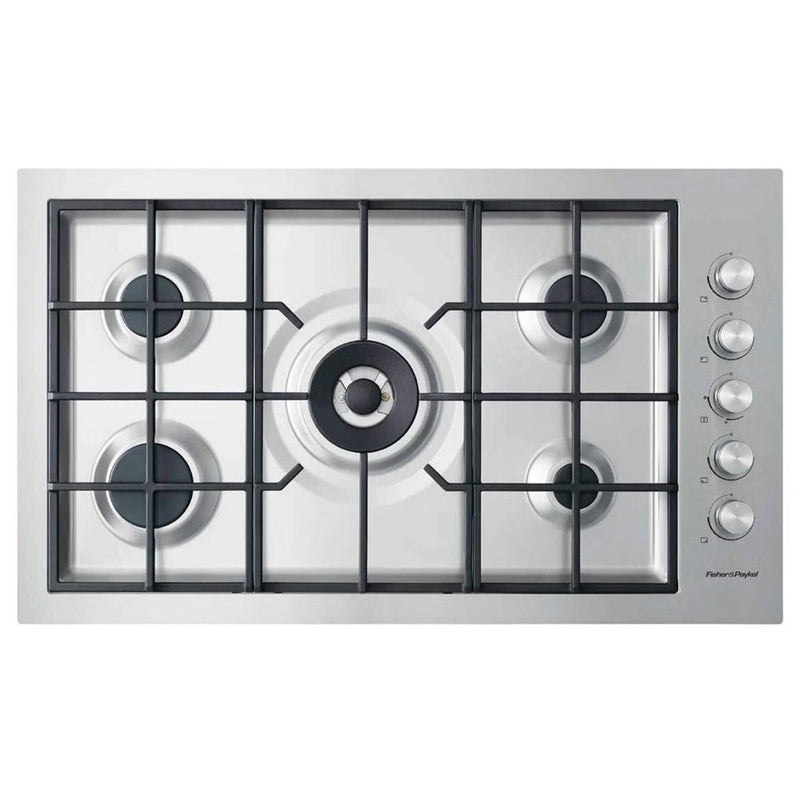 Fisher & Paykel Series 9 90cm Natural Gas Flush Fit Cooktop Stainless Steel CG905DWNGFCX3