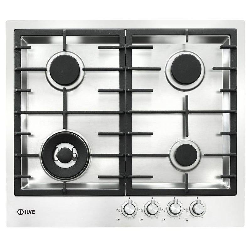 ILVE 60cm Natural Gas Cooktop ILFM60CKX
