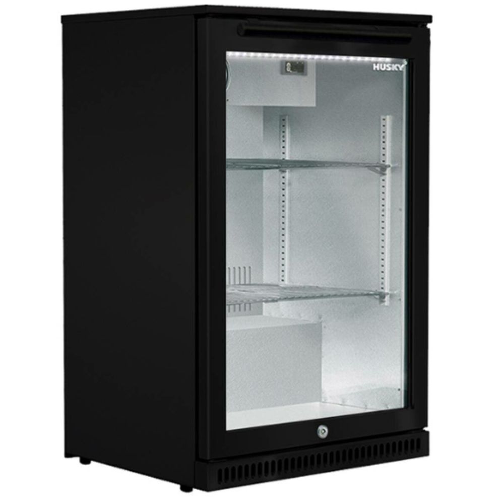 Husky 118L Tropical Outdoor Alfresco Single Back Bar Black ALF-C1-BLK-840