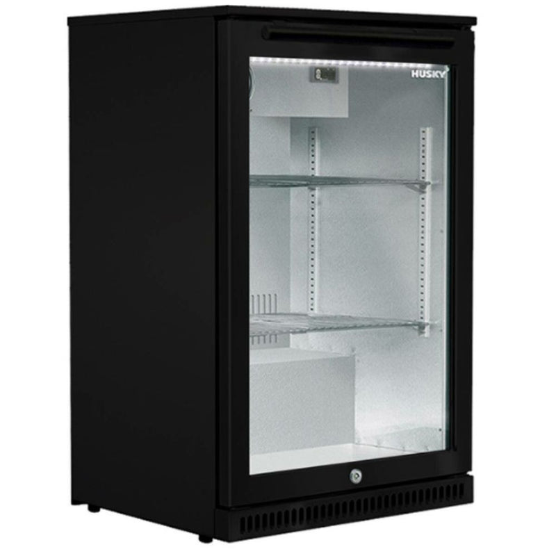 Husky 118L Tropical Outdoor Alfresco Single Back Bar Black ALF-C1-BLK-840