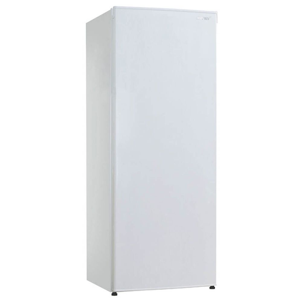 Husky 237L Solid Door Vertical Upright Fridge White HUS237VWH1