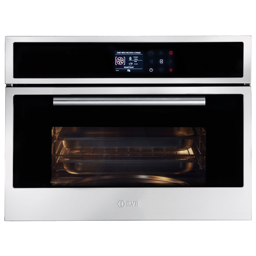 ILVE 45cm Compact Built-In Combi-Steam Oven, ILCS45X+